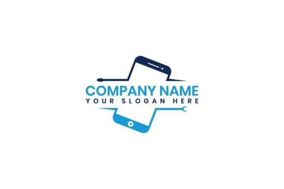 Creative Smartphone Repair Logos & Graphics