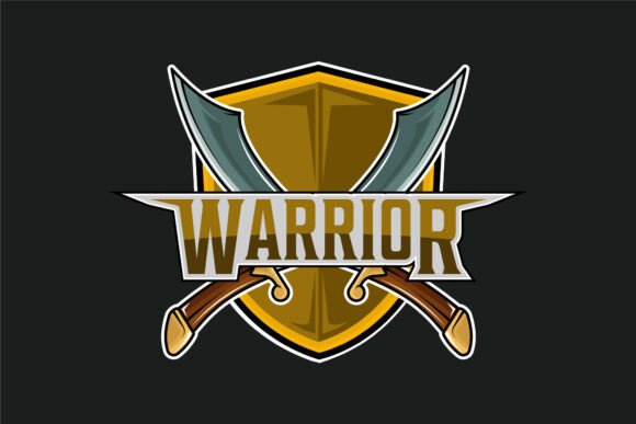 Cross Arabian Sword & Shield: Bold Logos for Graphics