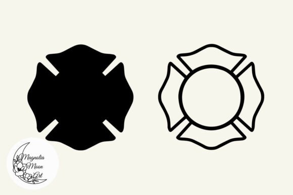 Firefighter Badges: Graphics for Crafts