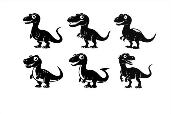 Friendly Dino Graphics & Print Materials Mockups
