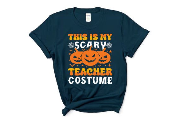Halloween Horror Pumpkin Modern Graphics & T-Shirt Designs
