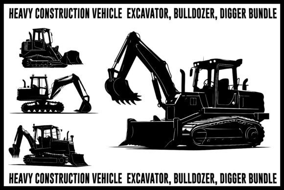 Heavy Construction Vehicle Silhouette Review