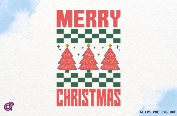 Retro Merry Christmas SVG: Graphics for Crafts