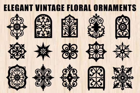 Vintage Floral Ornament Set: A Designer’s Review